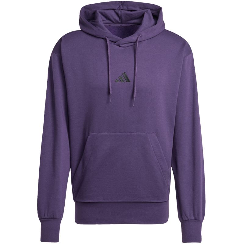 Men's adidas Essentials Feelcozy purple sweatshirt JX5661 adidas