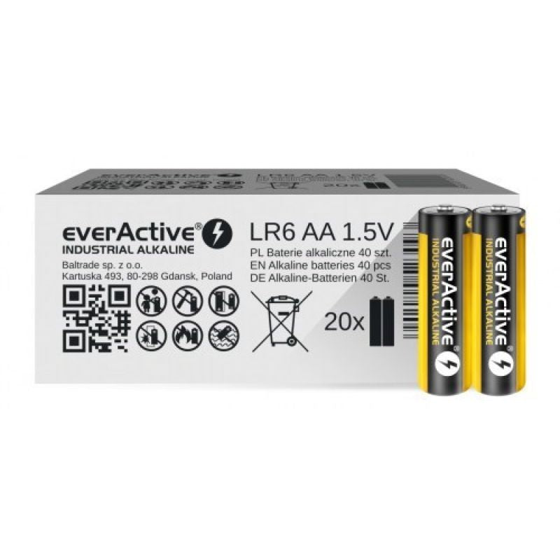 everActive EVLR6S2IK AA Battery Pack (x 40) Baterie, akumulatorki i ładowarki/Baterie Your Sports Performance