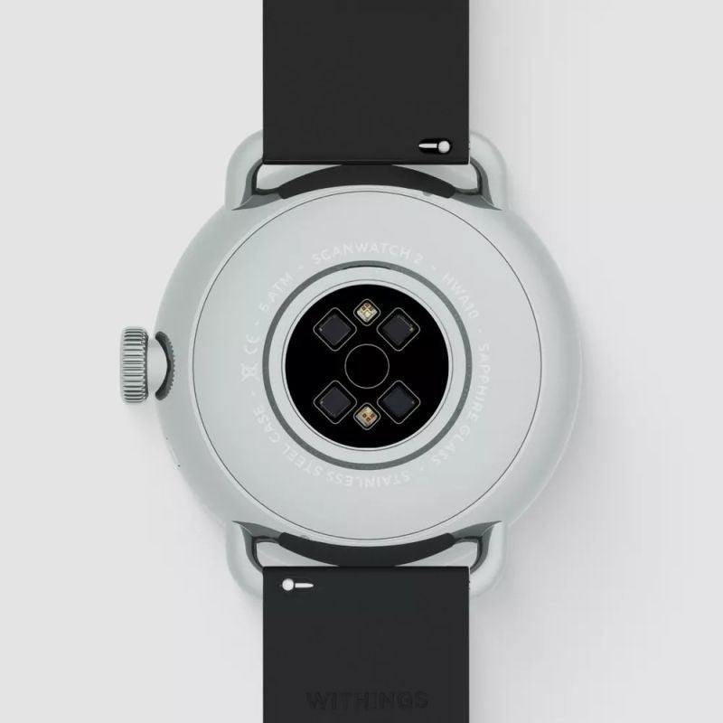 Withings ScanWatch 2 1.6 cm (0.63") OLED 38 mm Hybrid Stainless Steel Akcesoria sportowe i turystyczne/Zegarki sportowe Your Sports Performance