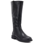 Women's leather boots, classic black Sergio Leone KZ-528-S