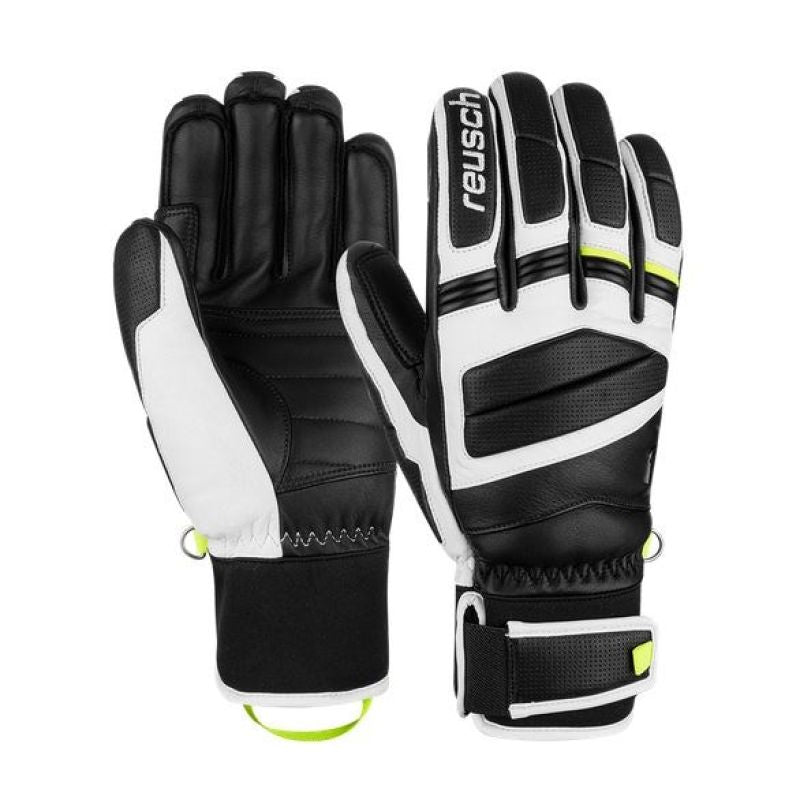 REUSCH Master Pro gloves size 8.5 black-white-yellow Narciarstwo/Rękawice Your Sports Performance