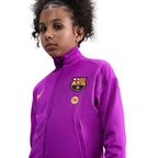 Nike FC Barcelona Strike Kids Tracksuit Purple and Black HJ8027 552