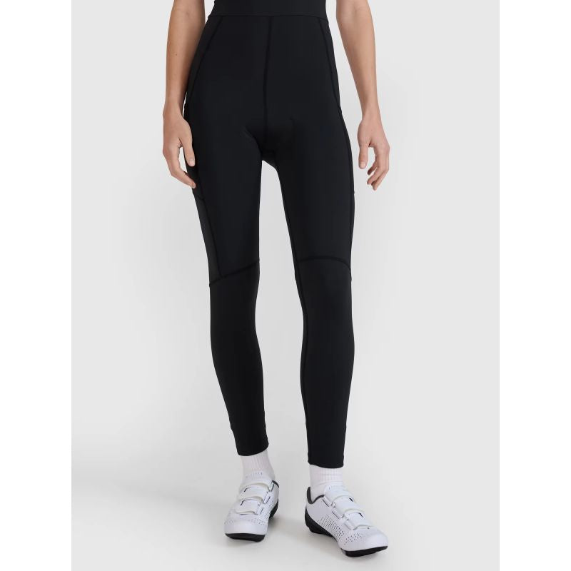 Women's cycling leggings with gel-foam padding and suspenders 4F 4FWSS25TFTIF331-20S *Kategoria tymczasowa Your Sports Performance