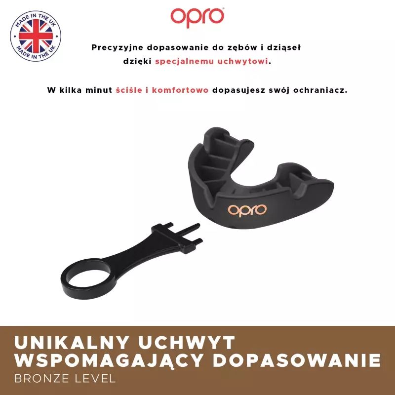 Opro UFC Bronze GEN2 Mouthguard 1234_stm Black Accessories/Protectors and knee pads Your Sports Performance
