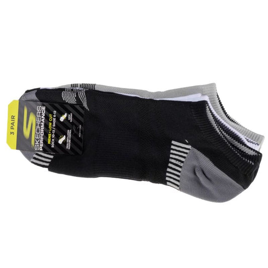 Skechers 3pk Mens Non Terry S110099-MULT Multicolor 41-46 In preparation Your Sports Performance