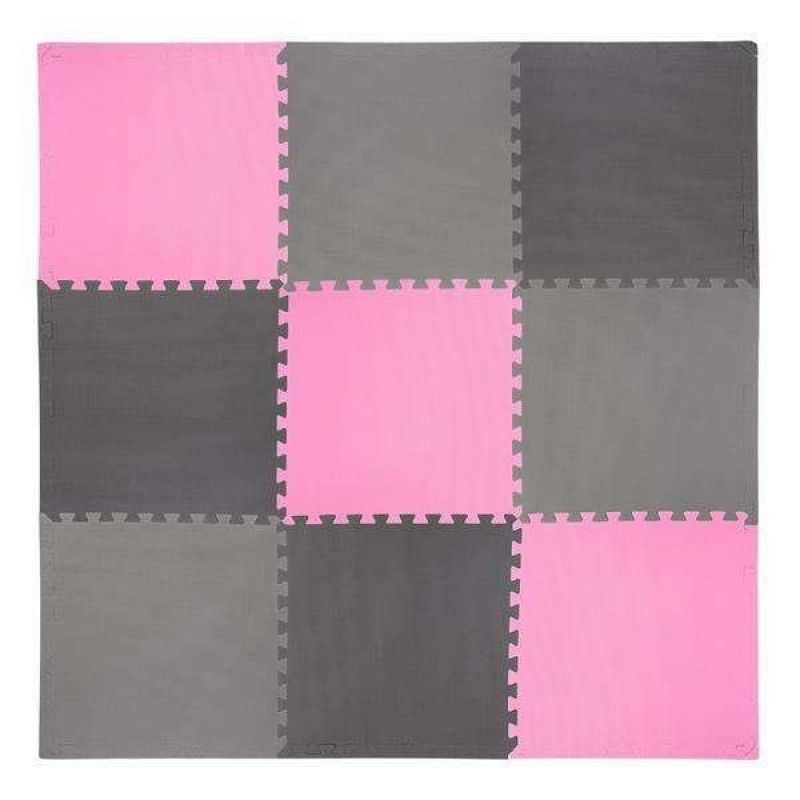 Multipack One Fitness MP10 puzzle mat pink and gray 9 pieces 10 mm In preparation Your Sports Performance