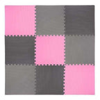 Multipack One Fitness MP10 puzzle mat pink and gray 9 pieces 10 mm In preparation Your Sports Performance