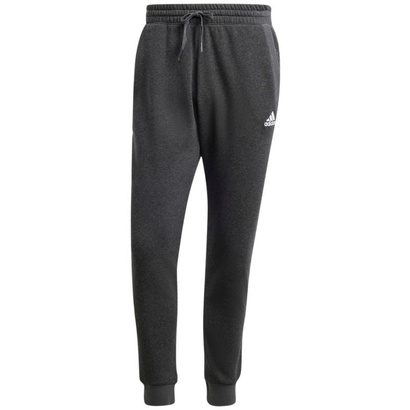 Men's adidas Seasonal Essentials Mélange Pants Gray IW6357 In preparation Adidas