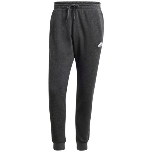 Men's adidas Seasonal Essentials Mélange Pants Gray IW6357 In preparation Adidas