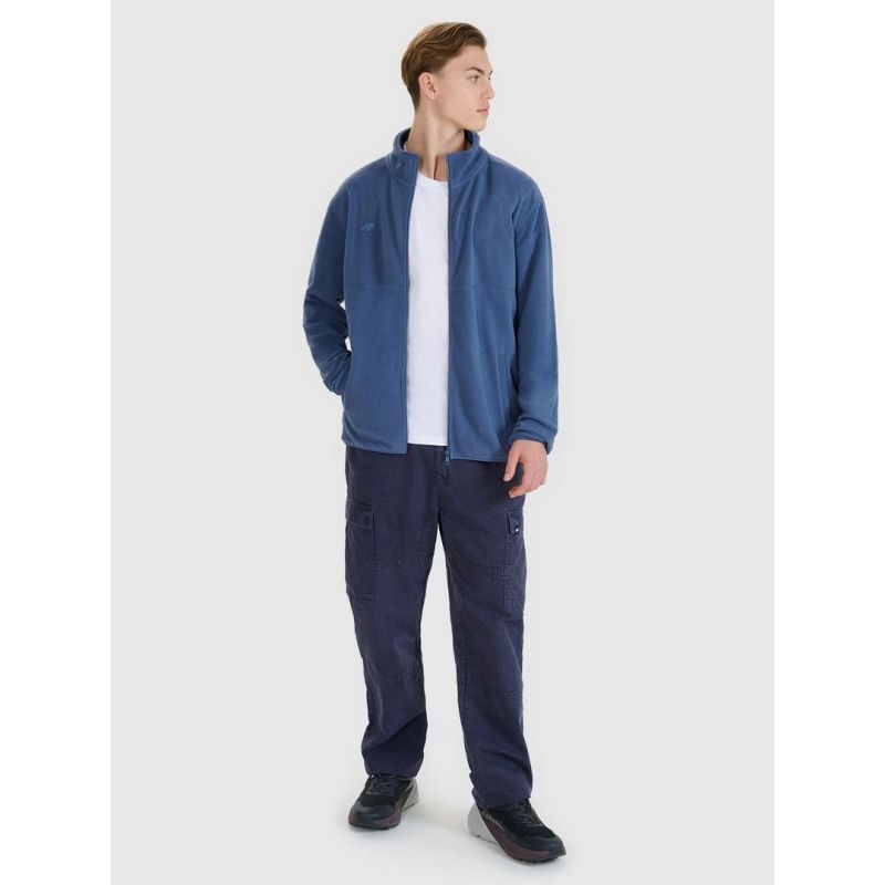 Regular fleece with stand-up collar men's 4F 4FRMM00TFLEM371-31S 4f