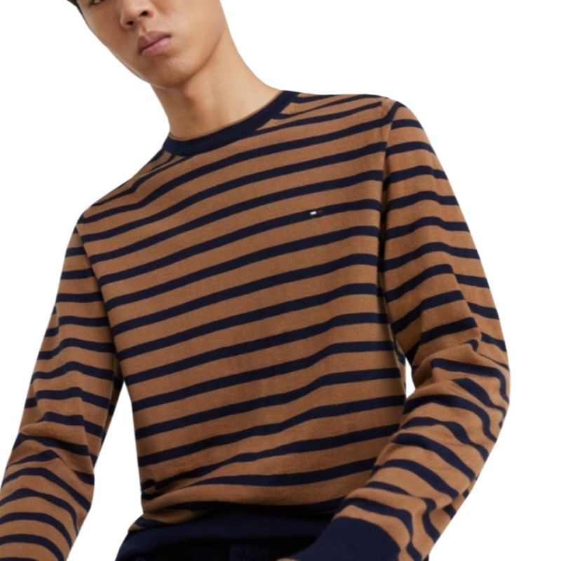 Tommy Hilfiger Fine Gauge Merino Tipped C Neck Sweater M MW0MW25410 Clothing/Lifestyle/Tommy Hilfiger Tommy Hilfiger