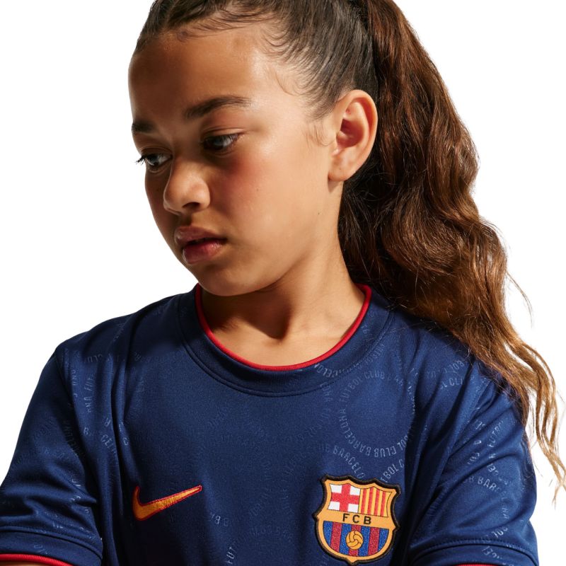 Nike FC Barcelona Third Kids' T-shirt Navy Blue II6713 498
