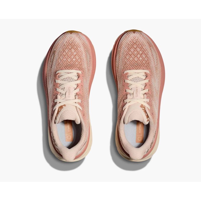 HOKA Clifton 9 Sandstone/Cream Women's Running Shoes (1127896‑SNC) In preparation Your Sports Performance