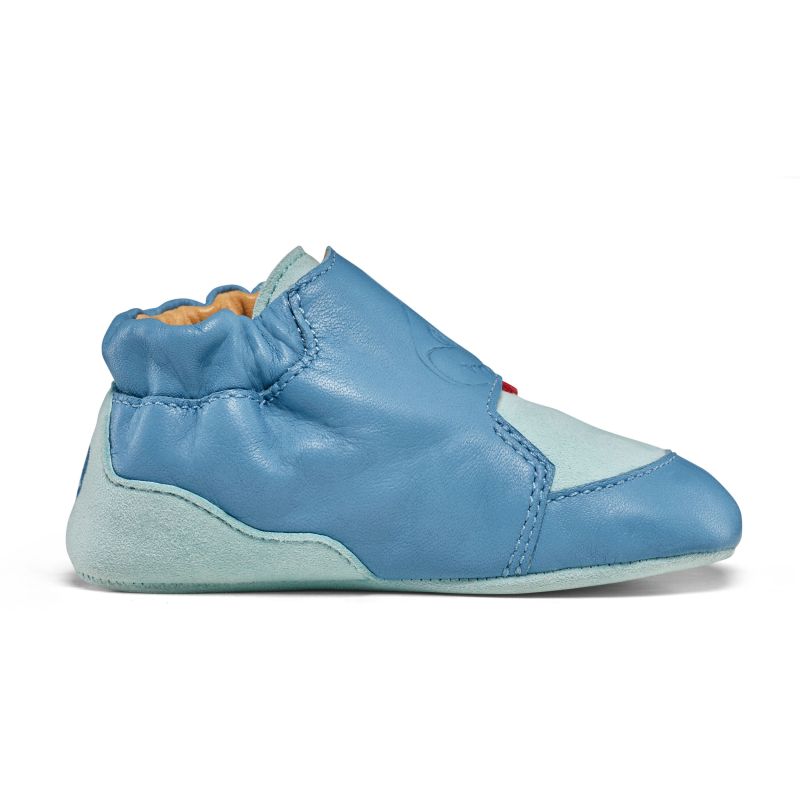 Affenzahn Crawly Shark leather crawling shoes (01257-30211)