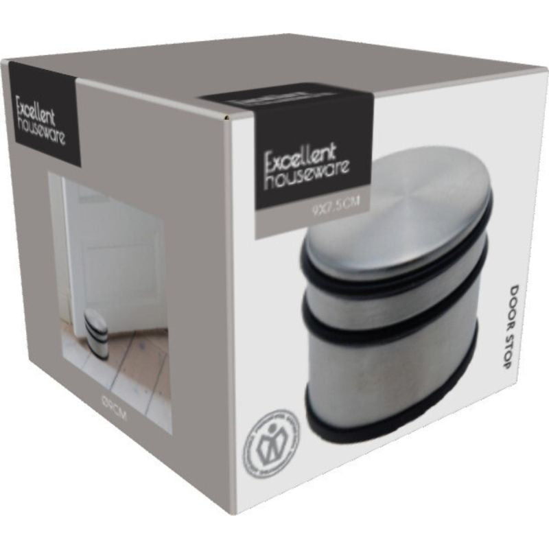 DOOR STOPPER 9CM SILVER Home and Garden/Garden Your Sports Performance