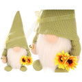Gnome gnome 20cm green with sunflower spring decoration Home and Garden/Equipment Your Sports Performance
