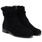 Women’s black unlined leather ankle boots Potocki JE19480