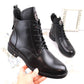 Lace-up and zipper ankle boots Potocki W WOL171B black Footwear/Outdoor/Potocki Your Sports Performance