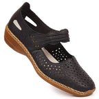 Rieker W RKR139 navy blue leather shoes Footwear/Lifestyle/Rieker Your Sports Performance