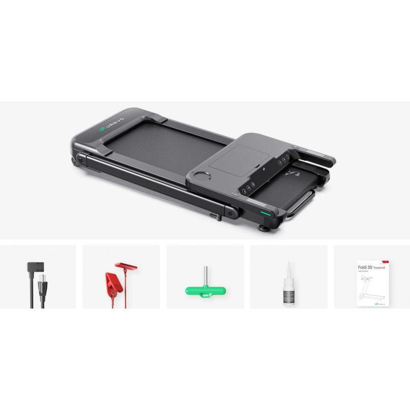Treadmill with built-in desk for work and exercise UREVO Foldi 3S In preparation Your Sports Performance