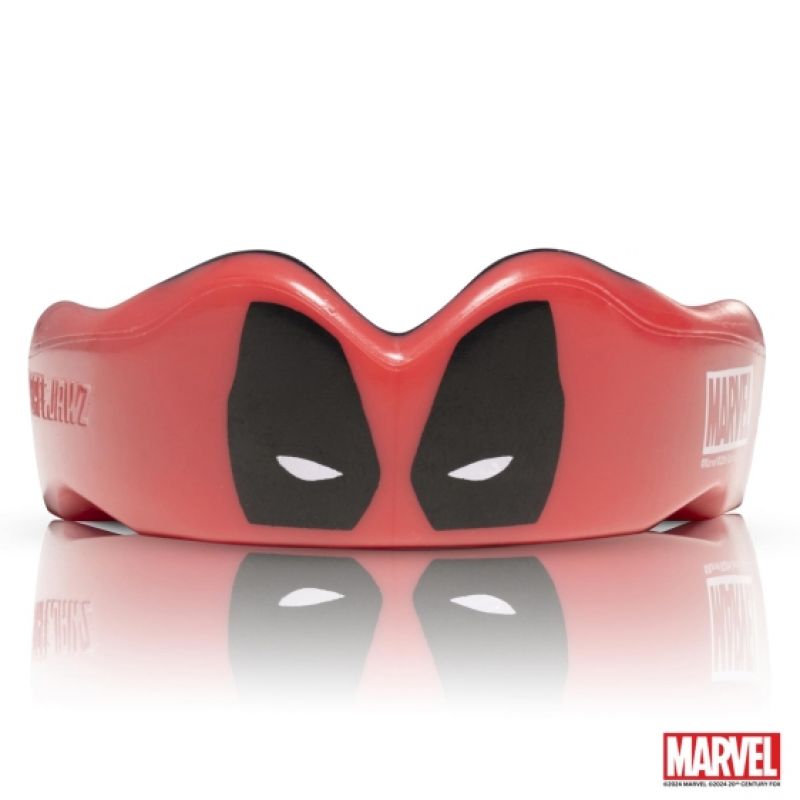 OZ-TT "Extro Marvel Deadpool" Mouthguards Red and Black SENIOR In preparation Your Sports Performance