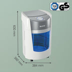 Leitz IQ OptiMax Small Office 350 shredder, 22l, P5, 8 sheets, Automatic Start/Stop, Reverse function, Rotating bin - 33% more shred capacity Urządzenia biurowe/Niszczarki Your Sports Performance