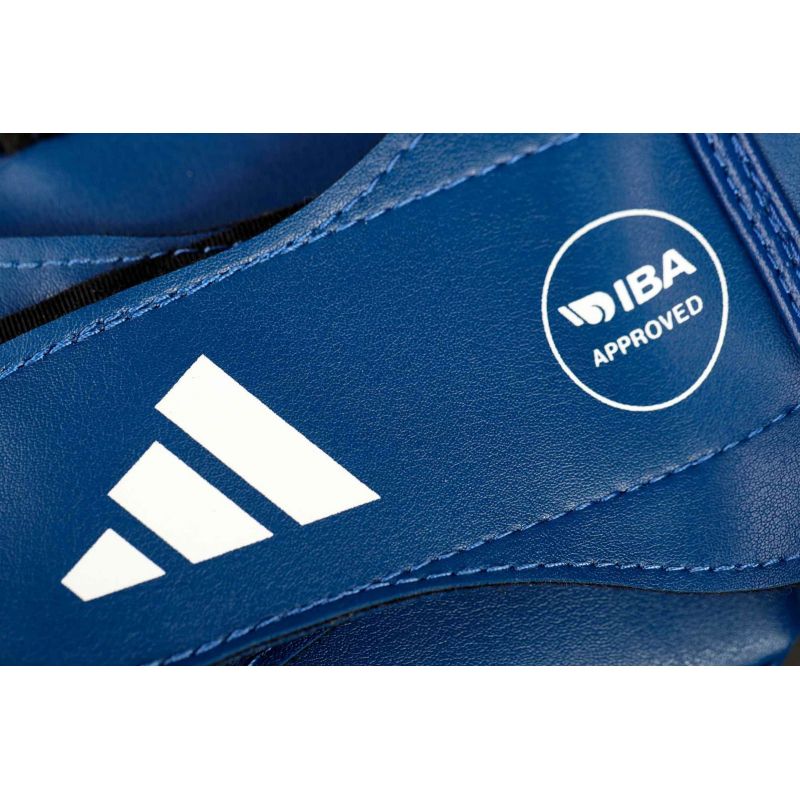 adidas IBA Cactus Leather Tournament Helmet ADIIBAH1C-Blue Accessories/Martial arts equipment/Kask bokserski Adidas