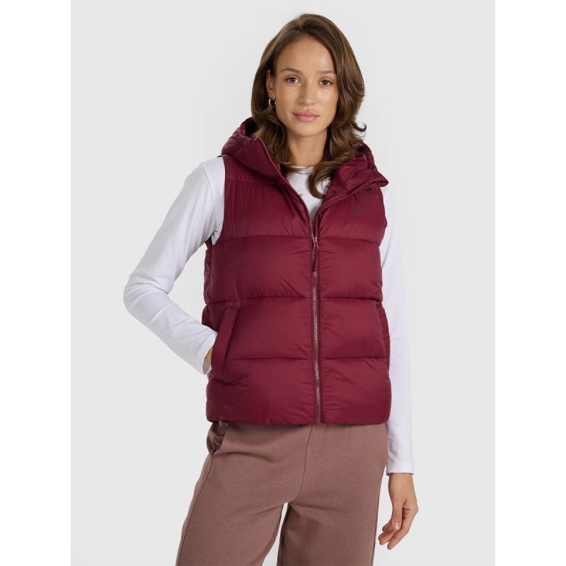Women's down vest with synthetic filling 4F 4FRAW25TVJAF326-60S 4f