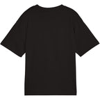 Puma Ess Centered Cat Logo Boxy Tee for Kids Black 685131 01