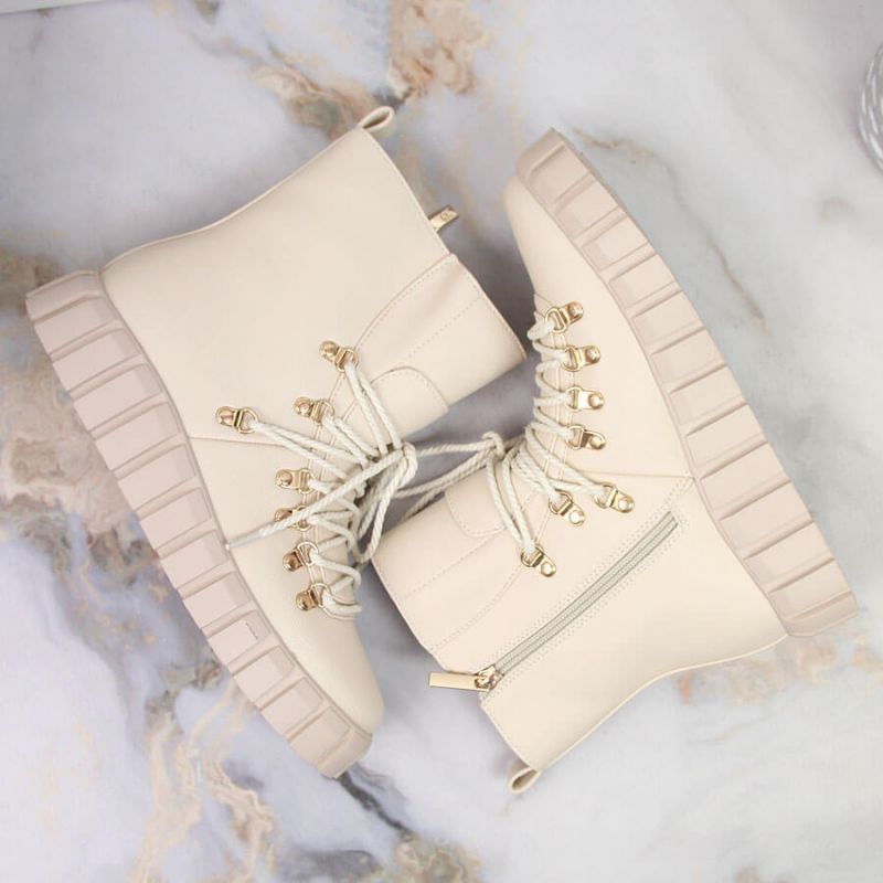 Insulated platform boots Potocki W WOL108B beige Footwear/Outdoor/Potocki Your Sports Performance