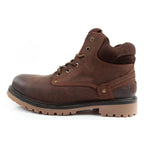 Wrangler Yuma men's boots, Chelsea boots, elegant leather, dark brown Wrangler