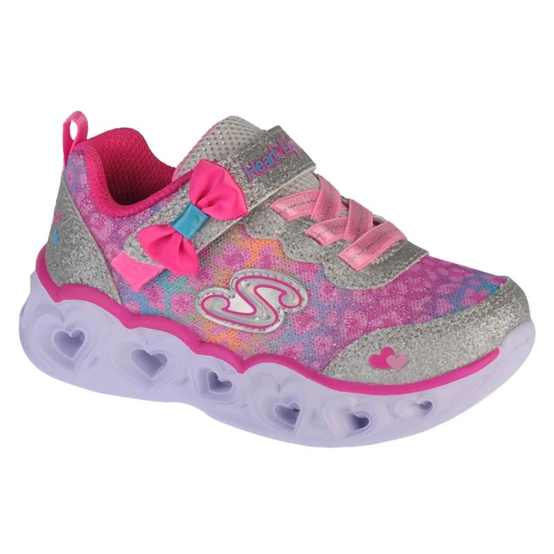 Skechers Heart Lights Untamed Hearts 302088N-SLHP Silver 21 To be categorized Your Sports Performance