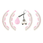 HMS HHW06 hula hoop with studs, weight and counter, pink In preparation Your Sports Performance