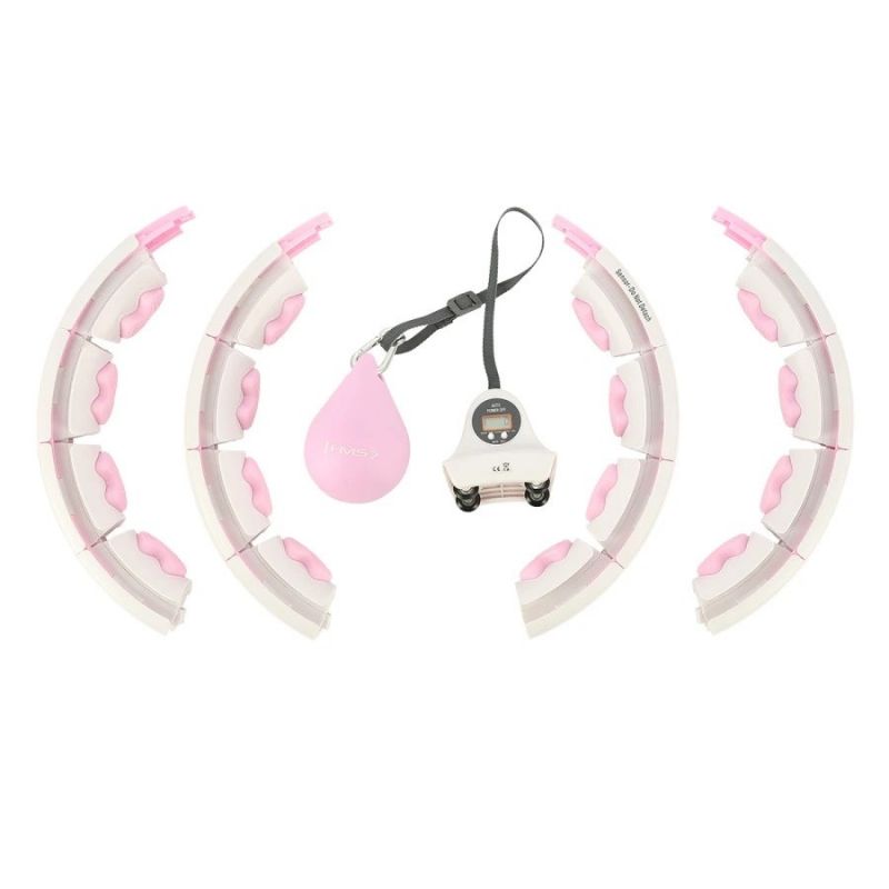 HMS HHW06 hula hoop with studs, weight and counter, pink In preparation Your Sports Performance
