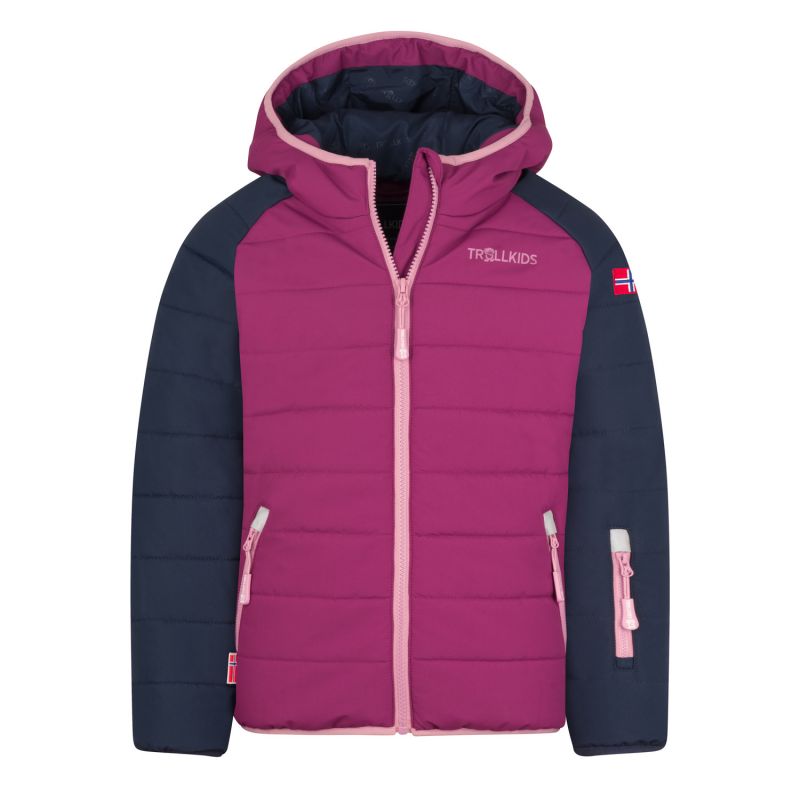 Trollkids Kids Hafjell Snow Jacket PRO with hood, waterproof, pink (514-182) In preparation Your Sports Performance
