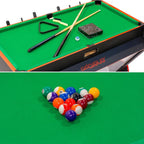 3-in-1 ROTARY GAME TABLE BILLIARDS TABLE FOOTBALL AIR HOOK-UP 121x84.5x85.3CM BLACK Accessories Your Sports Performance