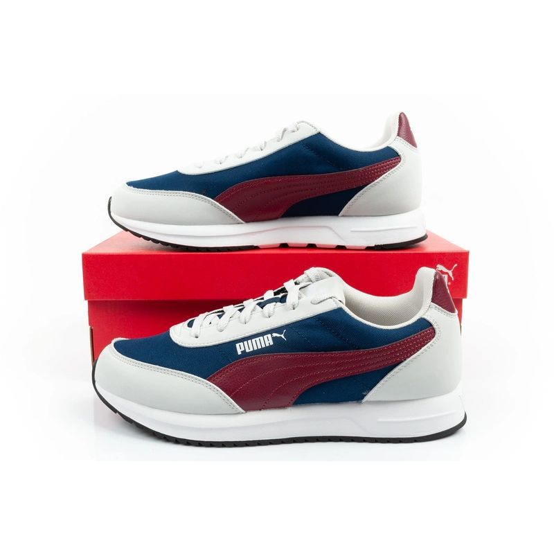Puma men's sports shoes sneakers R78 Lightwind comfortable fashionable gray navy blue Puma
