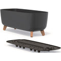 GRACIA CASE FLOWER POT 58x24CM ANTHRACITE Home and Garden/Garden Your Sports Performance