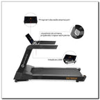HMS Premium BE1862 Electric Treadmill 0.5-24 km In preparation Your Sports Performance