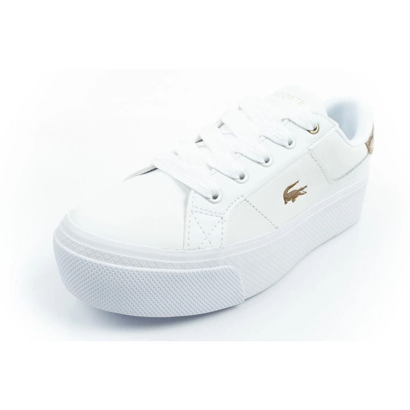Lacoste women's sports shoes Ziane Platform 126 sneakers white fashionable Lacoste