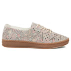 Women's leather openwork shoes, multicolor Filippo DP6830 Filippo