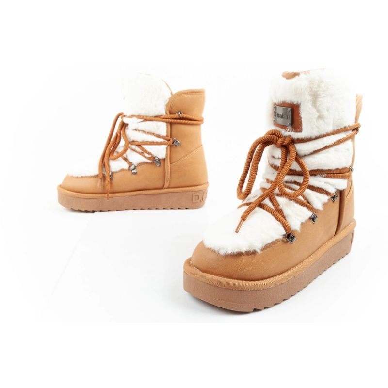 D.Franklin women's winter snow boots, fashionable fur lining, high D.Franklin