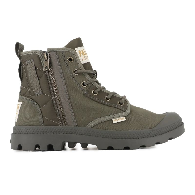 Palladium Pampa Detroit Zip 79500-325-M Olive Night Palladium