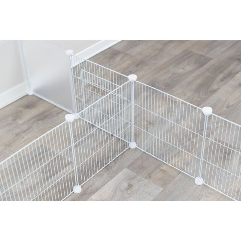 Indoor run, for guinea pigs/rabbits, white, 140 x 35 x 70 cm Dla małych zwierząt/Kojce i wybiegi Your Sports Performance