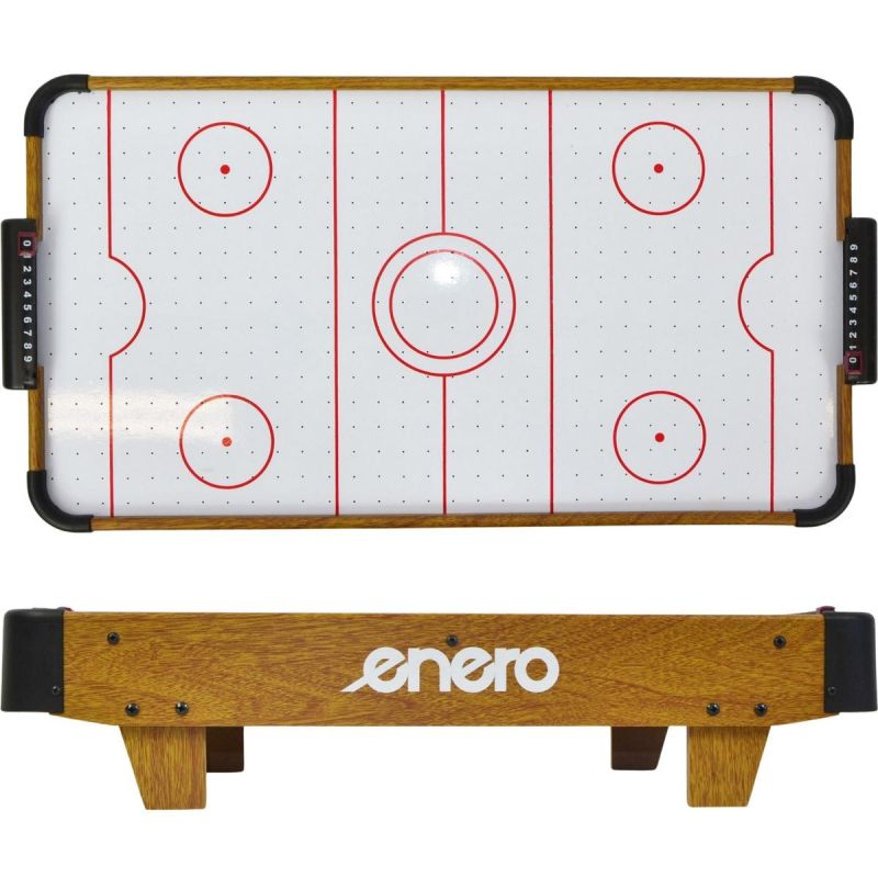 TABLE GAME AIR HOCKEY 60x32.5x14CM WOODEN ENERO Accessories Your Sports Performance