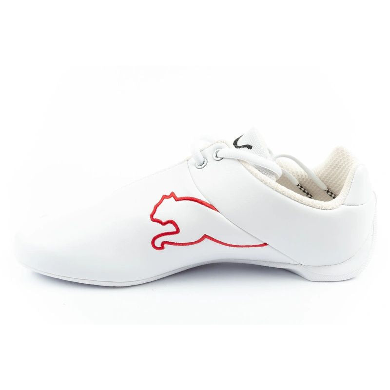 Puma men's sports shoes Ferrari Future Cat white natural leather fashionable