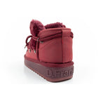 D.Franklin women's winter snow boots, fashionable fur lining, burgundy D.Franklin