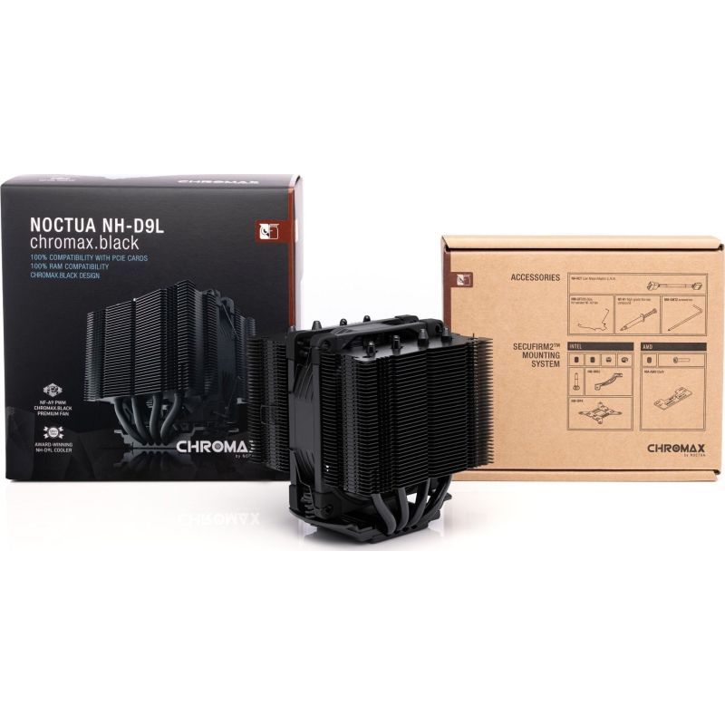 CPU Cooler NOCTUA NH-D9L chromax.black Chłodzenie/Chłodzenie CPU Your Sports Performance