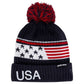 Bauer NE Pom Knit Jr winter hat 1059442 Clothing/Ski/Buff Bauer