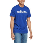 adidas Essentials Single Jersey Linear Embroidered M IC9279 Clothing/Lifestyle/T-shirts Adidas